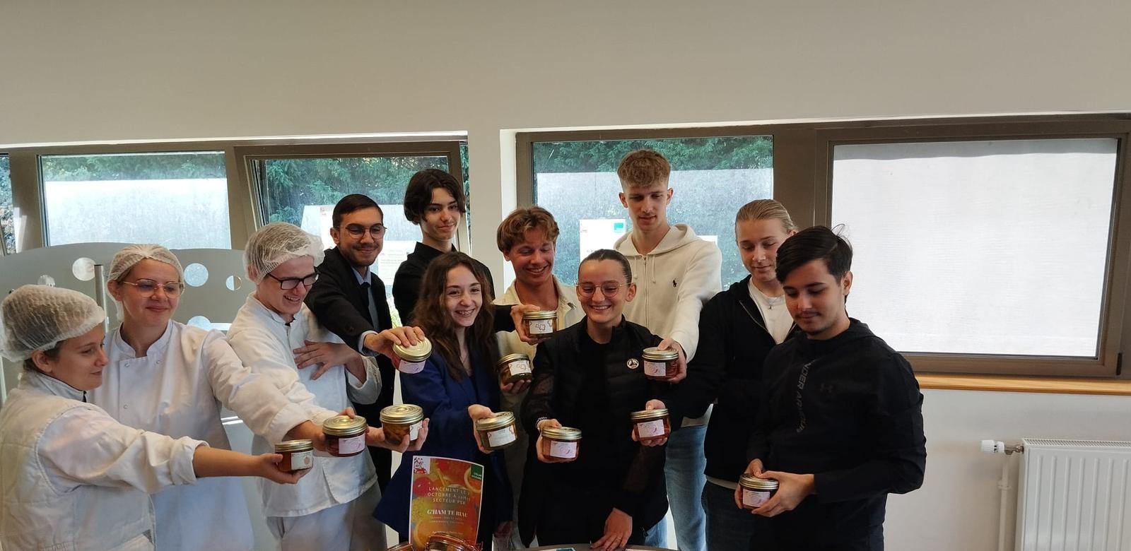 Collab'solidaire au lycée de Ham pour la production de conserves